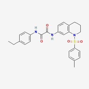 N1-(4-ethylphenyl)-N2-(1-tosyl-1,2,3,4-tetrahydroquinolin-7-yl)oxalamide