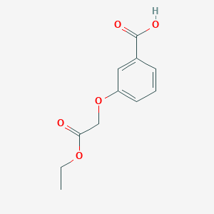 molecular formula C11H12O5 B2453487 3-(2-Ethoxy-2-oxoethoxy)benzoic acid CAS No. 1016826-94-0