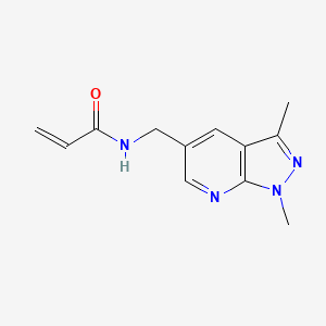 N-[(1,3-Dimethylpyrazolo[3,4-b]pyridin-5-yl)methyl]prop-2-enamide