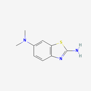 molecular formula C9H11N3S B2453523 N6,N6-Dimethyl-1,3-benzothiazole-2,6-diamine CAS No. 64334-41-4