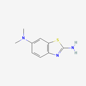 molecular formula C9H11N3S B2453523 N6,N6-Dimethylbenzo[d]thiazole-2,6-diamine CAS No. 64334-41-4