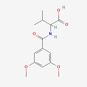 2-[(3,5-Dimethoxyphenyl)formamido]-3-methylbutanoic acid