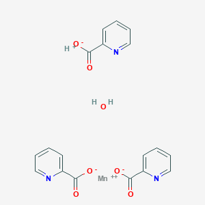 molecular formula C18H15MnN3O7 B024536 Tris(picolinato)manganese(II) CAS No. 102806-99-5