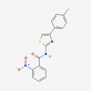 N-[4-(4-Methylphenyl)-1,3-thiazol-2-yl]-2-nitrobenzamide