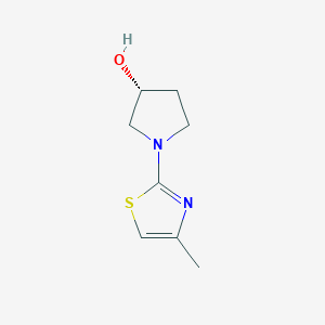(3R)-1-(4-Methyl-1,3-thiazol-2-yl)pyrrolidin-3-ol