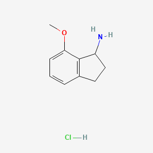 B2454175 7-Methoxy-2,3-dihydro-1H-inden-1-amine hydrochloride CAS No. 1187160-18-4