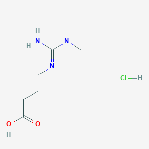 4-[[Amino(dimethylamino)methylidene]amino]butanoic acid;hydrochloride