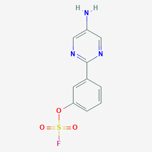 5-Amino-2-(3-fluorosulfonyloxyphenyl)pyrimidine