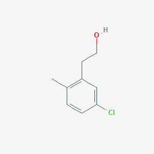 molecular formula C9H11ClO B2454379 3-Chloro-6-methylphenethyl alcohol CAS No. 1314931-35-5