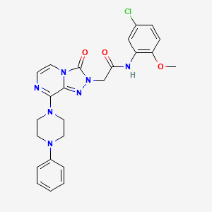 1-(3-ethyl-1-methyl-2,6-dioxo-1,2,3,6-tetrahydropyrimidin-4-yl)-N-[3-(trifluoromethyl)phenyl]piperidine-3-carboxamide