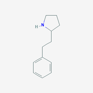 molecular formula C12H17N B024544 2-(2-Phenylethyl)pyrrolidine CAS No. 106366-30-7