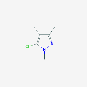 molecular formula C6H9ClN2 B2454670 5-chloro-1,3,4-trimethyl-1H-pyrazole CAS No. 1195585-81-9