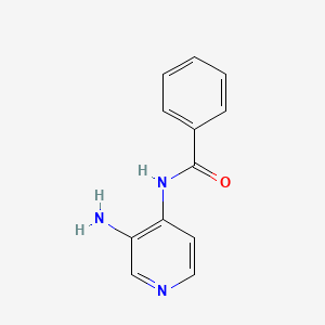 molecular formula C12H11N3O B2454688 N-(3-aminopyridin-4-yl)benzamide CAS No. 918550-20-6