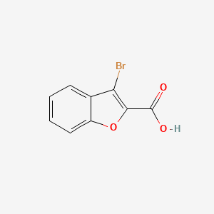 molecular formula C9H5BrO3 B2454778 3-Bromobenzofuran-2-carboxylic acid CAS No. 38281-53-7