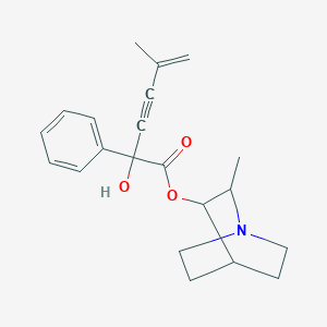 molecular formula C21H25NO3 B024548 2-Methyl-3-quinuclidyl phenyl(3-methyl-but-1-yn-3-enyl)glycolate CAS No. 101711-06-2