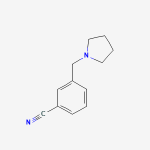 molecular formula C12H14N2 B2454829 3-(Pyrrolidin-1-ylmethyl)benzonitrile CAS No. 321198-27-0