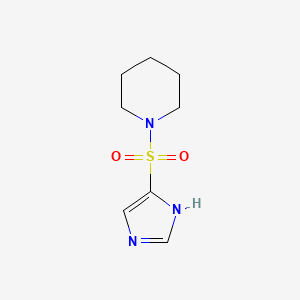molecular formula C8H13N3O2S B2454920 1-(1H-imidazole-4-sulfonyl)piperidine CAS No. 913488-35-4