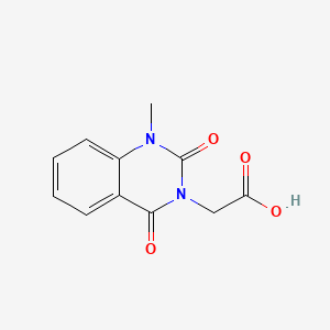 molecular formula C11H10N2O4 B2454941 (1-Methyl-2,4-dioxo-1,4-dihydro-2H-quinazolin-3-yl)-acetic acid CAS No. 55558-97-9