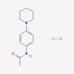molecular formula C13H19ClN2O B2454948 N-(4-(Piperidin-1-yl)phenyl)acetamide hydrochloride CAS No. 1820666-52-1
