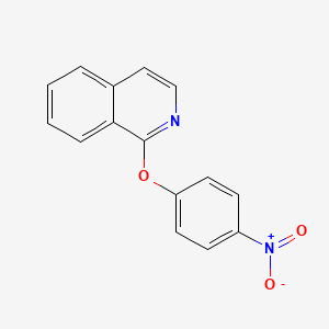 molecular formula C15H10N2O3 B2454965 1-(4-Nitrophenoxy)isoquinoline CAS No. 300396-42-3