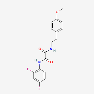 molecular formula C17H16F2N2O3 B2454982 N1-(2,4-difluorophenyl)-N2-(4-methoxyphenethyl)oxalamide CAS No. 898356-95-1