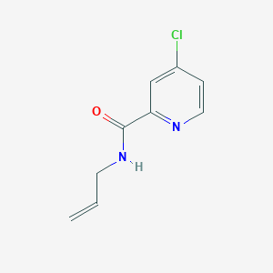 molecular formula C9H9ClN2O B2455002 N-allyl-4-chloro-2-pyridinecarboxamide CAS No. 400082-49-7