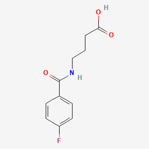 molecular formula C11H12FNO3 B2455043 4-[(4-Fluorophenyl)formamido]butanoic acid CAS No. 926258-95-9