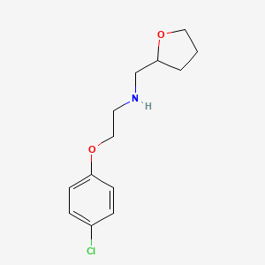 [2-(4-Chloro-phenoxy)-ethyl]-(tetrahydro-furan-2-ylmethyl)-amine