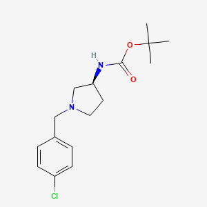 (S)-tert-Butyl 1-(4-chlorobenzyl)pyrrolidin-3-ylcarbamate