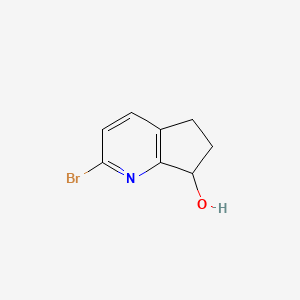 2-Bromo-6,7-dihydro-5H-cyclopenta[b]pyridin-7-ol