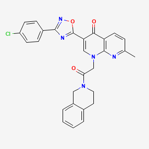 2-{1-[(3,5-dimethylisoxazol-4-yl)sulfonyl]piperidin-4-yl}-N-(3-methoxybenzyl)propanamide