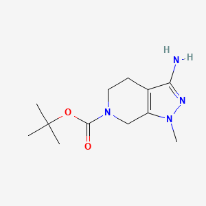 Tert-butyl 3-amino-1-methyl-5,7-dihydro-4H-pyrazolo[3,4-c]pyridine-6-carboxylate