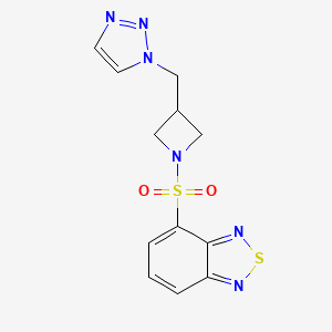 4-[3-(Triazol-1-ylmethyl)azetidin-1-yl]sulfonyl-2,1,3-benzothiadiazole