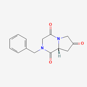 (8aR)-2-benzyl-octahydropyrrolo[1,2-a]piperazine-1,4,7-trione