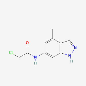 2-Chloro-N-(4-methyl-1H-indazol-6-yl)acetamide