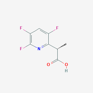 (2S)-2-(3,5,6-Trifluoropyridin-2-yl)propanoic acid