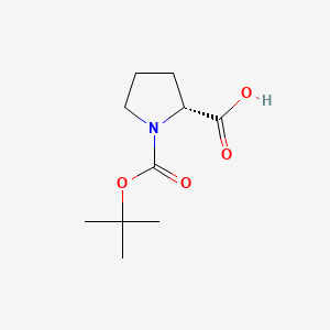 molecular formula C10H17NO4 B2455296 N-Boc-D-proline CAS No. 140148-70-5; 15761-39-4; 37784-17-1; 37784-17-1; 58617-29-1