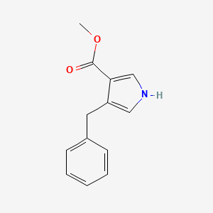 molecular formula C13H13NO2 B2455303 methyl 4-benzyl-1H-pyrrole-3-carboxylate CAS No. 109578-39-4