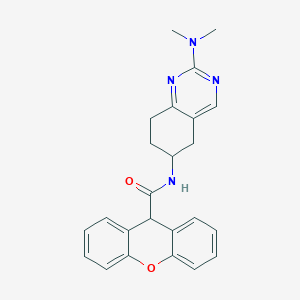 molecular formula C24H24N4O2 B2455341 N-[2-(dimethylamino)-5,6,7,8-tetrahydroquinazolin-6-yl]-9H-xanthene-9-carboxamide CAS No. 2097892-43-6