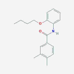molecular formula C19H23NO2 B2455342 N-(2-butoxyphenyl)-3,4-dimethylbenzamide CAS No. 433706-65-1
