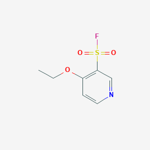 molecular formula C7H8FNO3S B2455383 4-Ethoxypyridine-3-sulfonyl fluoride CAS No. 2138185-25-6