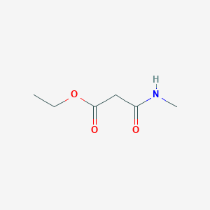 molecular formula C6H11NO3 B2455436 Ethyl 3-(methylamino)-3-oxopropanoate CAS No. 71510-95-7