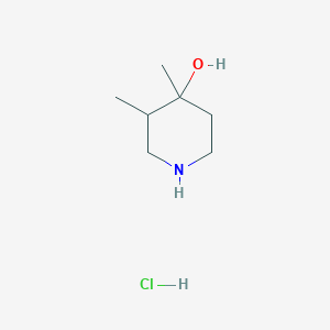 3,4-Dimethylpiperidin-4-ol hydrochloride