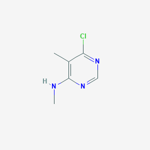 molecular formula C6H8ClN3 B2455524 6-chloro-N,5-dimethylpyrimidin-4-amine CAS No. 14394-57-1