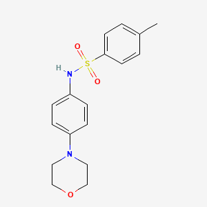 4-methyl-N-(4-morpholinophenyl)benzenesulfonamide