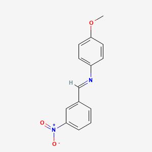 N-(3-Nitrobenzylidene)-para-anisidine