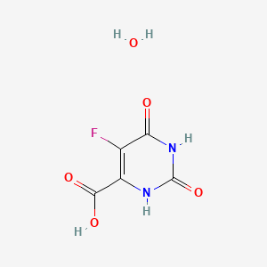 molecular formula C5H5FN2O5 B2455600 5-Fluoroorotic acid monohydrate CAS No. 207291-81-4; 220141-70-8; 703-95-7