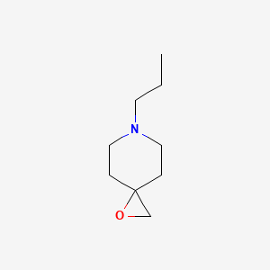 molecular formula C9H17NO B2455621 6-Propyl-1-oxa-6-azaspiro[2.5]octane CAS No. 2248377-27-5