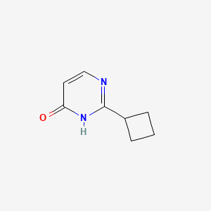 molecular formula C8H10N2O B2455701 2-Cyclobutylpyrimidin-4-ol CAS No. 1159816-67-7