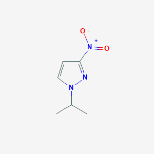 molecular formula C6H9N3O2 B2455818 1-Isopropyl-3-nitro-1H-pyrazole CAS No. 1003012-75-6